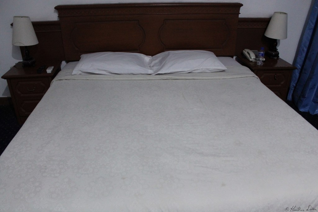 photograph of bed in Java