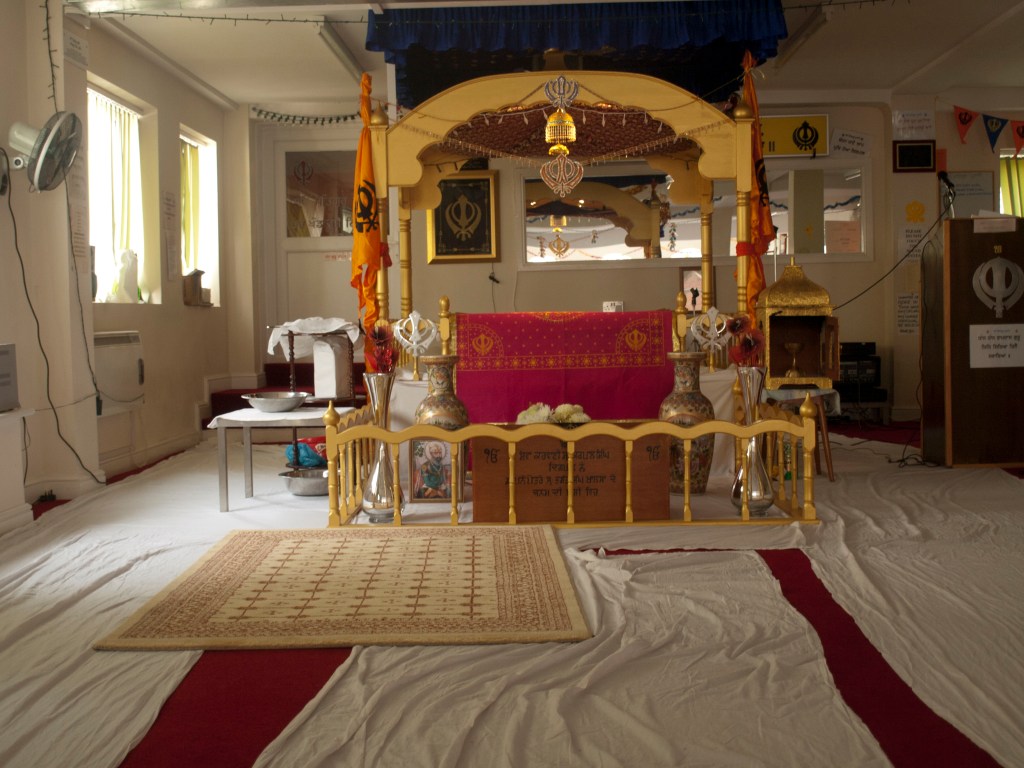 Photography by Heather Dalton of Sikh Temple in Portsmouth, England.