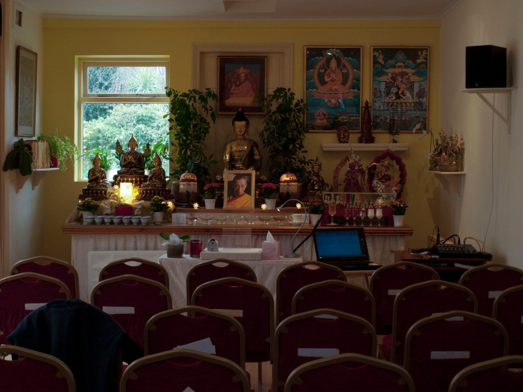 Photograph by Heather Dalton of Buddhist Temple in England