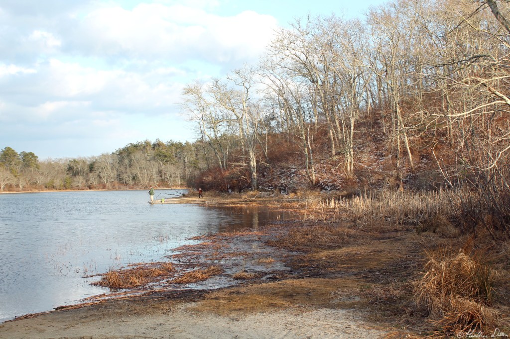 Father and Daughter Fishing at Lake Brewster