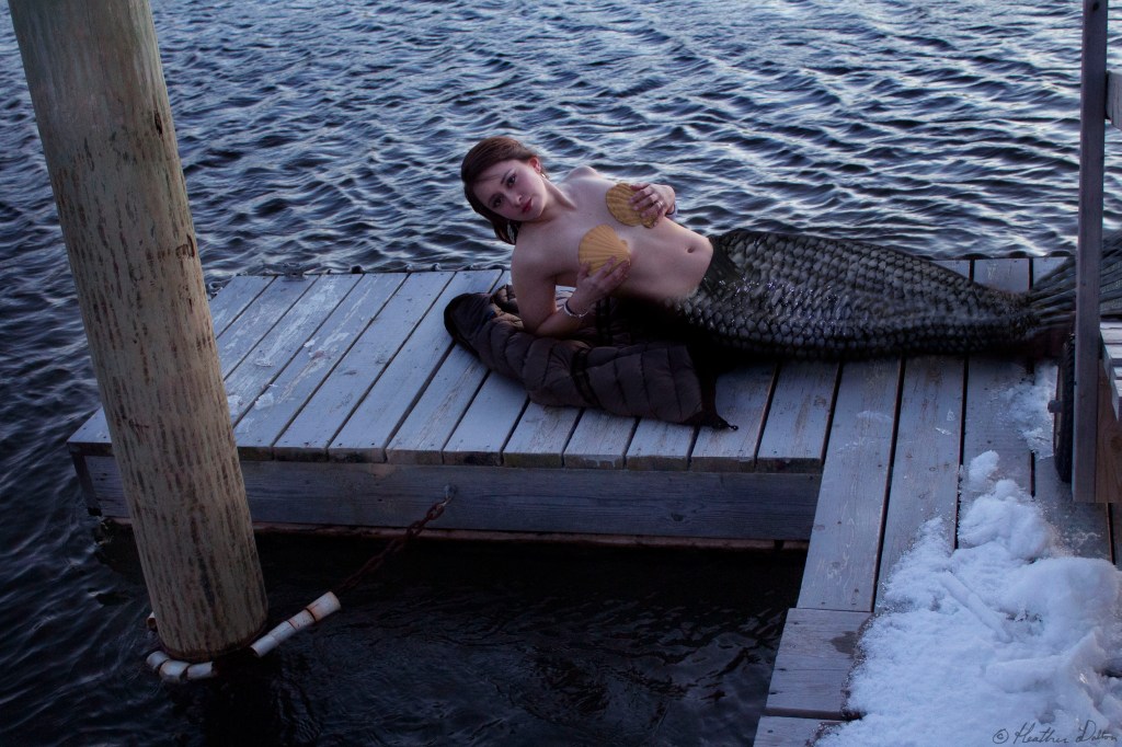 photograph of mermaid Rock Harbor Orleans
