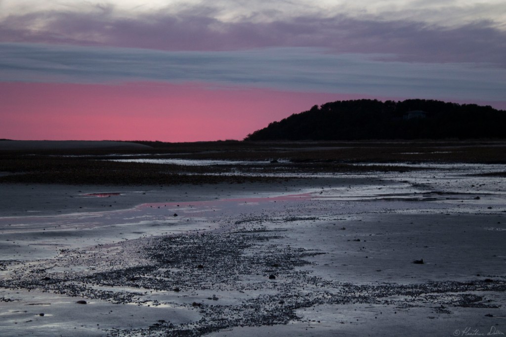 photograph sunset Wellfleet Flats