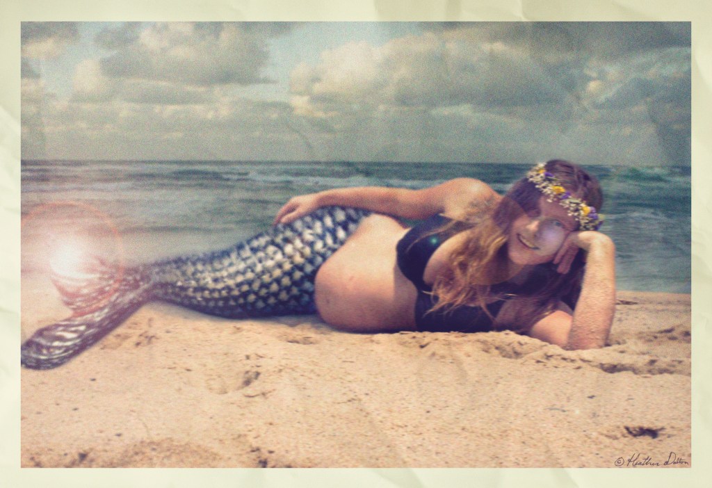 heather dalton, maternity, mermaid